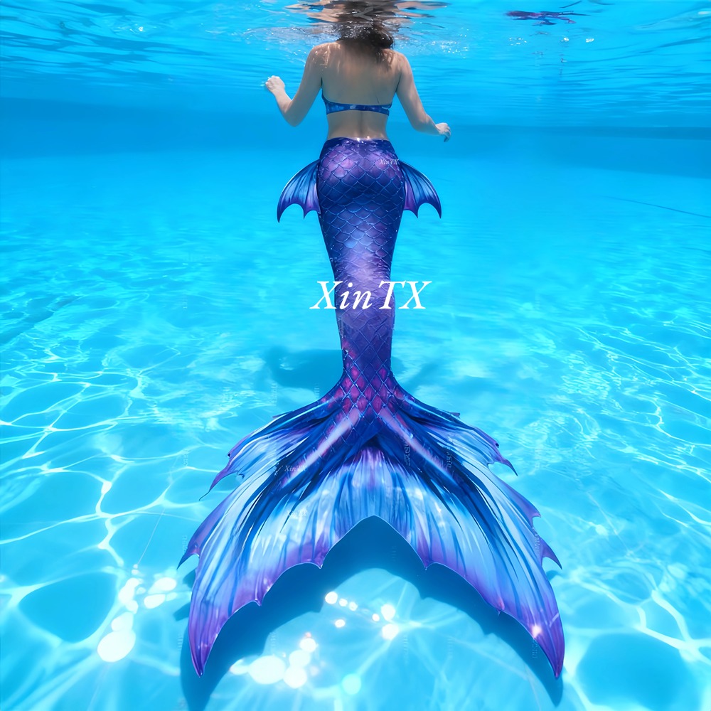 Aquarium & Marine Museum - プロ仕様のマーメイドテール 水泳用 ユニセックス コスプレ衣装 水族館パフォーマンス衣装 伸縮性があり快適