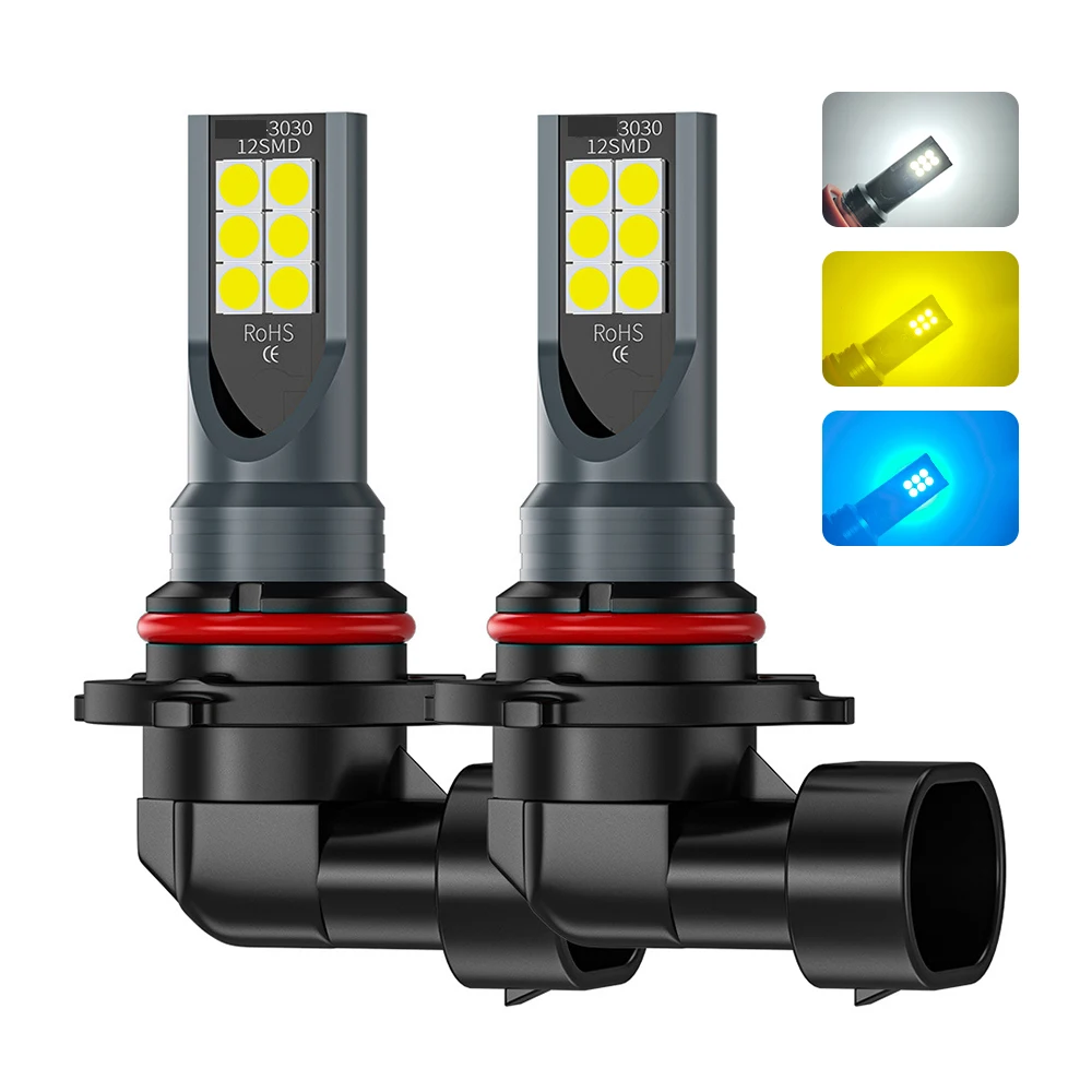 Actinic Blue Led - 2個入り H8 H11 LED電球 9005 HB3