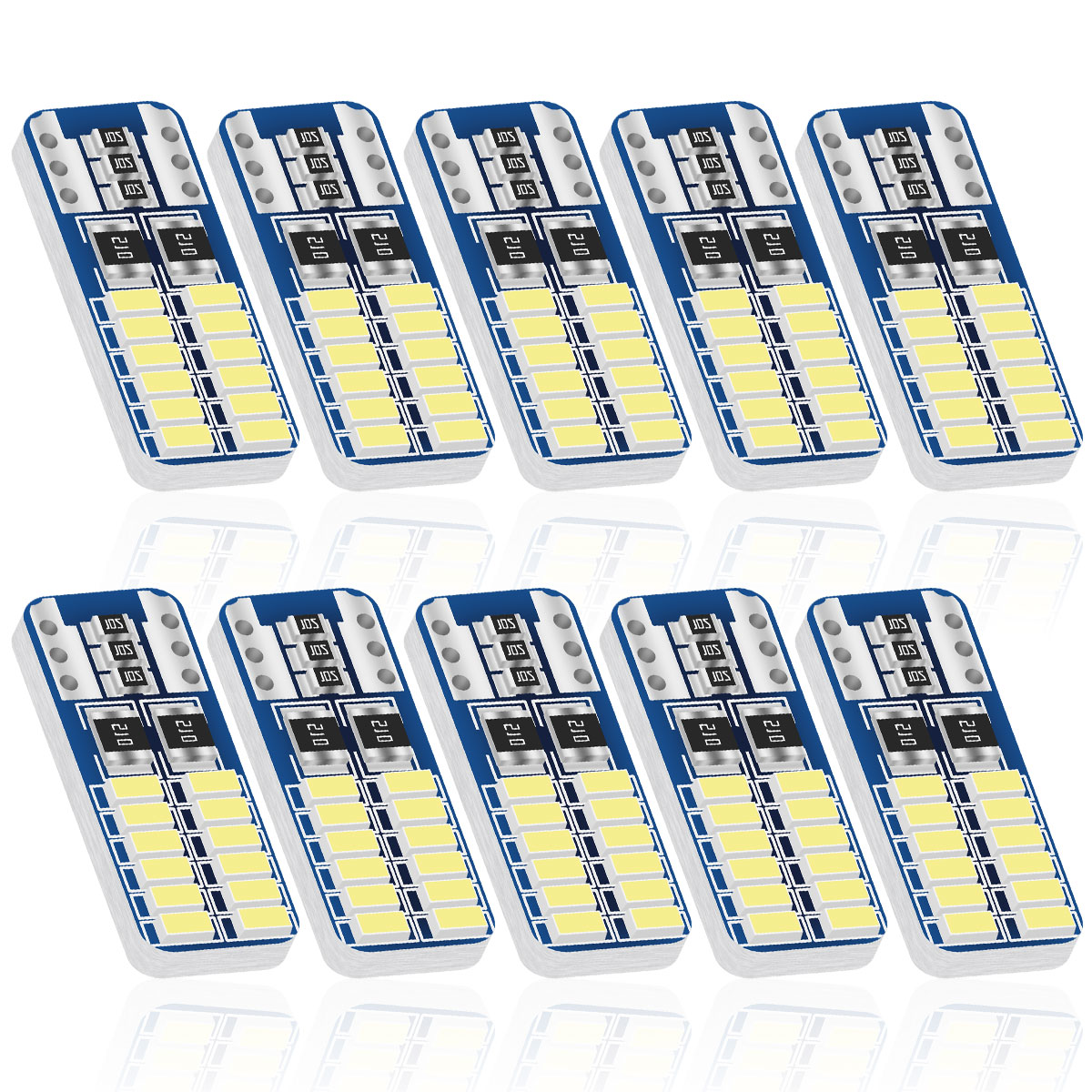 Actinic Blue Led - 2/6/10/20 個 T10 W5W LED 車内ライト