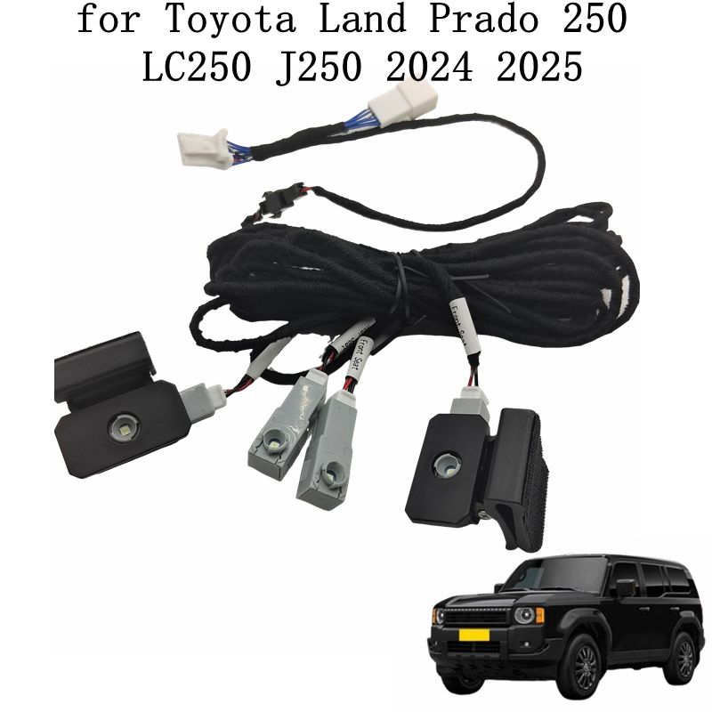 Actinic Blue Led - 4個 LED 車内雰囲気ストライプ アンビエントライト フットライト 装飾