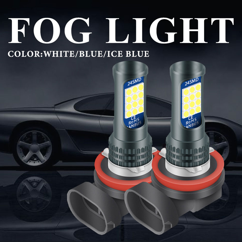 Actinic Blue Led - 2個入り 車用フォグランプ H8 H11 H9 LEDバルブ