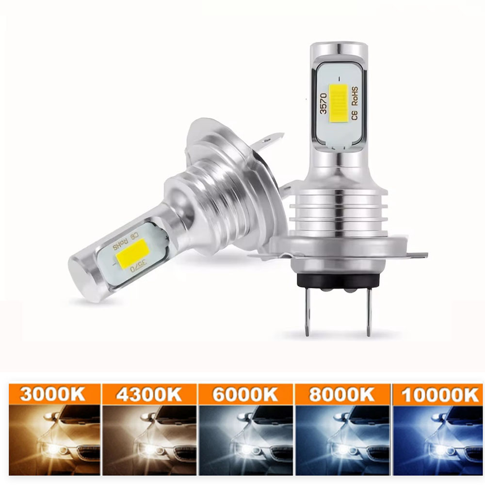 Actinic Blue Led - 2個入り H7 H4 8000K アイスブルー 3000K
