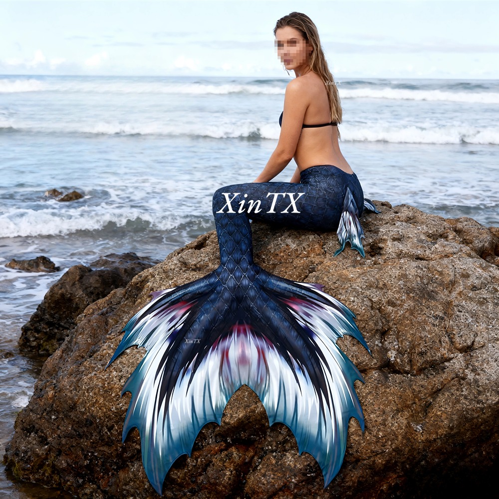 プロ仕様のマーメイドテール 水泳用 ユニセックス コスプレ衣 - Aquarium & Marine Museum のレビューと価格