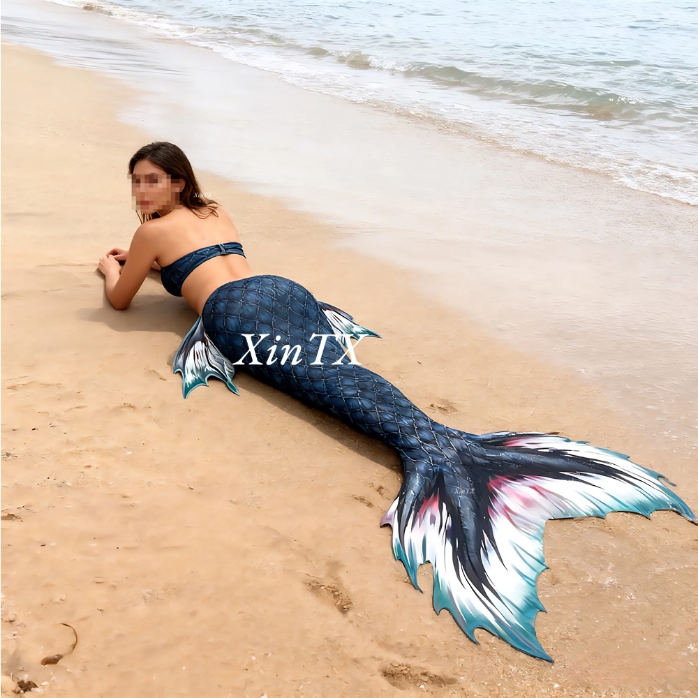 プロ仕様のマーメイドテール 水泳用 ユニセックス コスプレ衣 - Aquarium & Marine Museum のレビューと価格