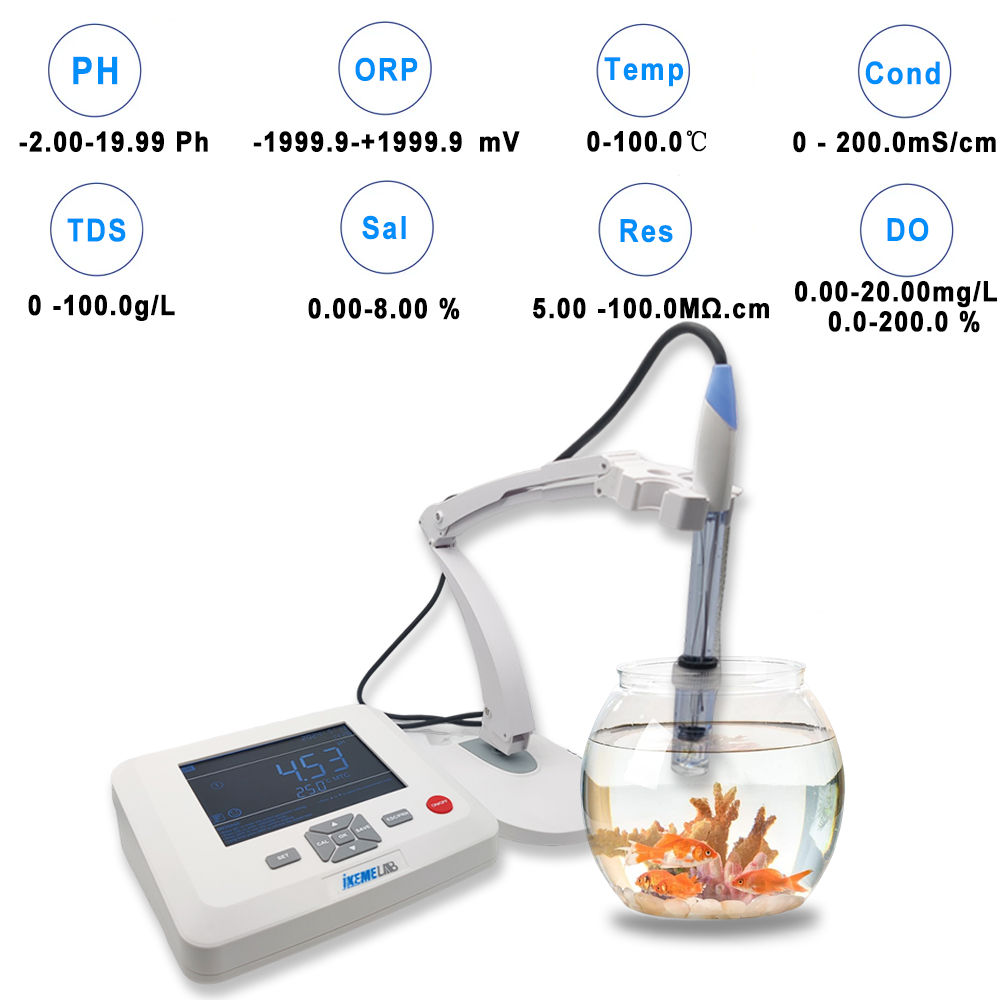 WEIAI研究所 水質分析器 卓上pHメーター EC/DO/ - Aquarium & Marine Museum のレビューと価格