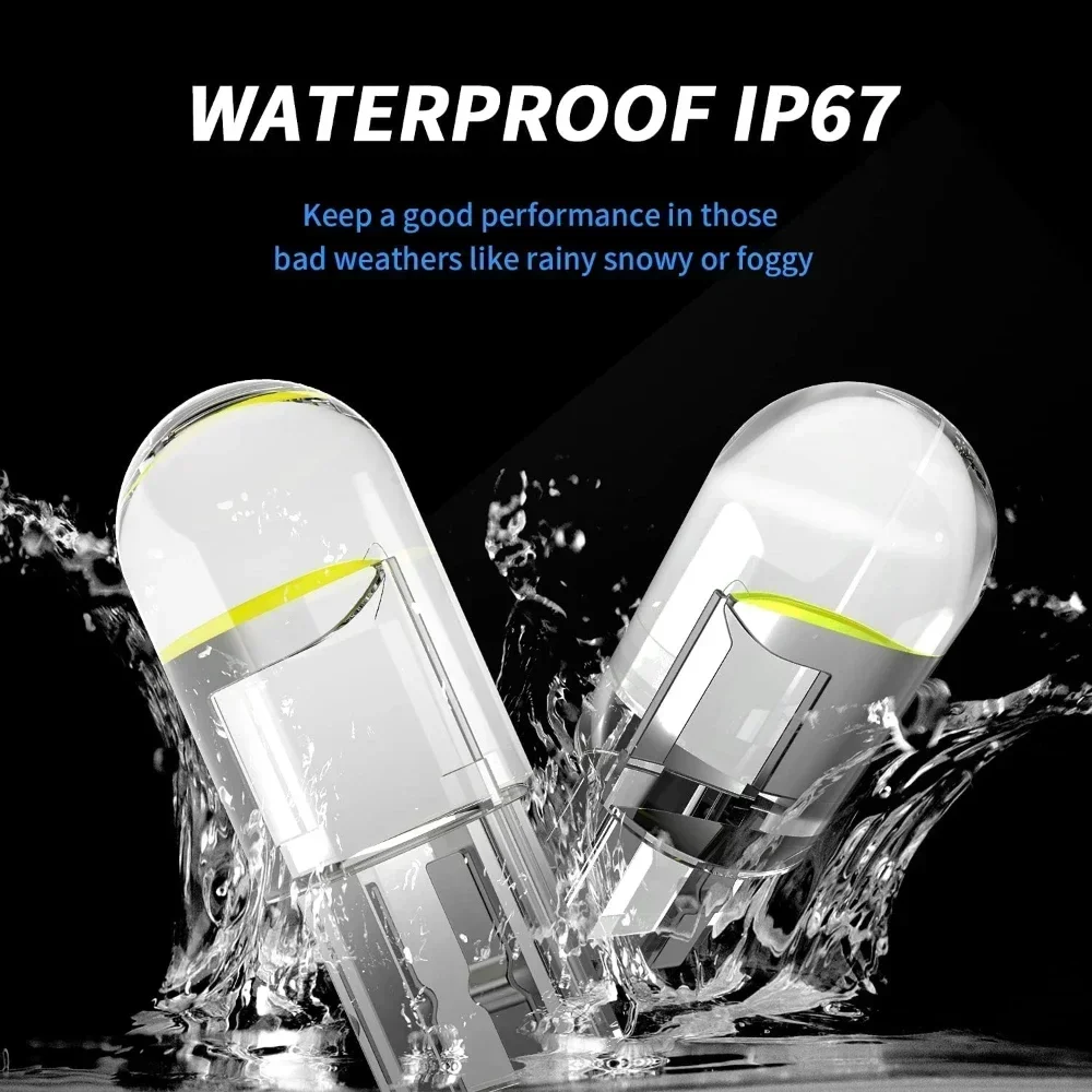 卸売 T10 W5W W3W LED COB バースト イン - Actinic Blue Led のレビューと価格