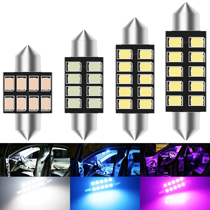 2 個 LED C5W ライトフェストゥーン 31 ミリメー - Actinic Blue Led のレビューと価格