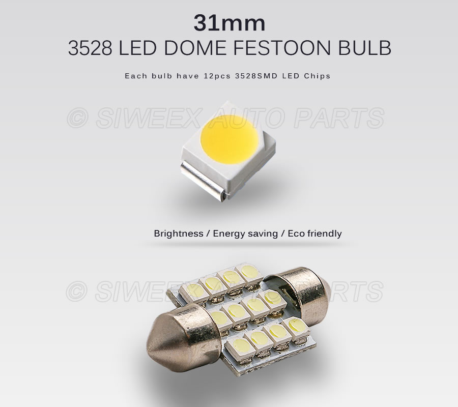 31 ミリメートル 3528 1210 SMD 12 LED - Actinic Blue Led のレビューと価格