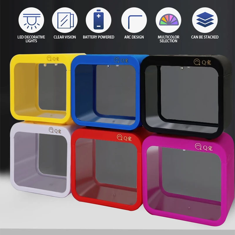 デスクトップ透明アクリル水槽プラスチック小型金魚水槽クリエイ - Marine Aquarium With Sump のレビューと価格
