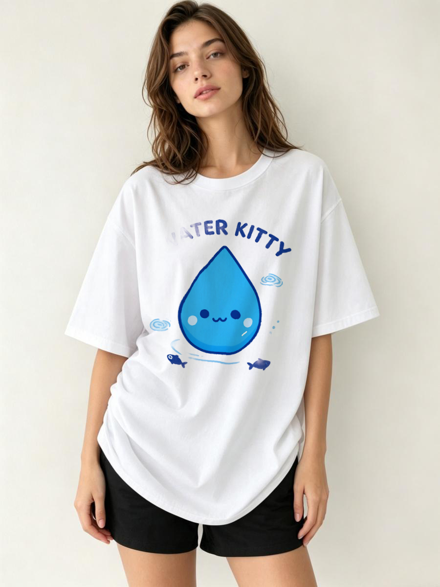 Tシャツ 女性用 サテン光沢のある表面 水族館訪問 海洋生物 - Marine Aquarium Exhibition のレビューと価格