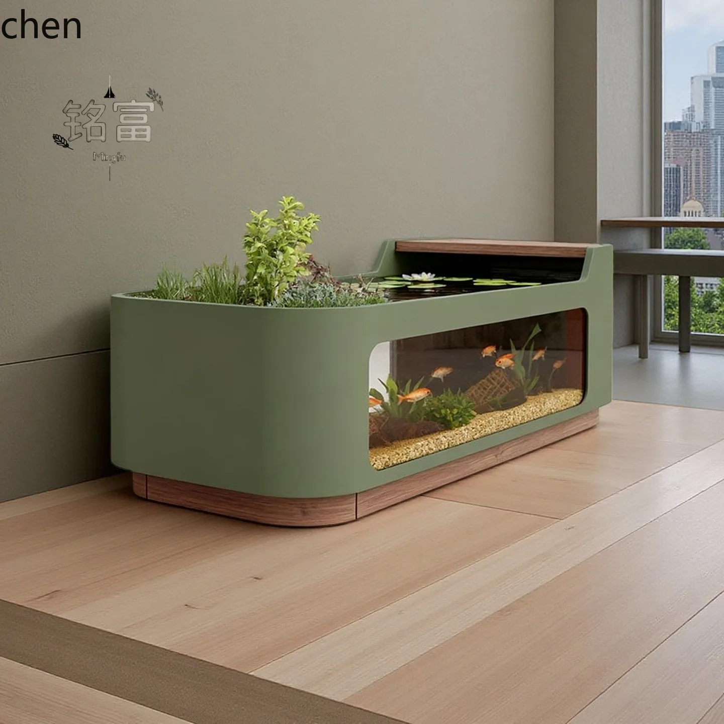 B7- カスタマイズされた循環水魚池フラワーボックス、中庭、 - Marine Aquarium With Sump のレビューと価格